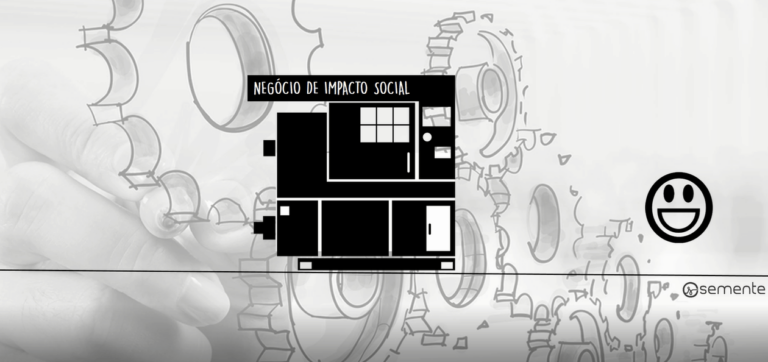 representação de uma máquina fazendo alusão à negócios de impacto social